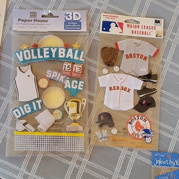 Vintage Lot of 8 Sticker Packages - New - Picture 9 of 12